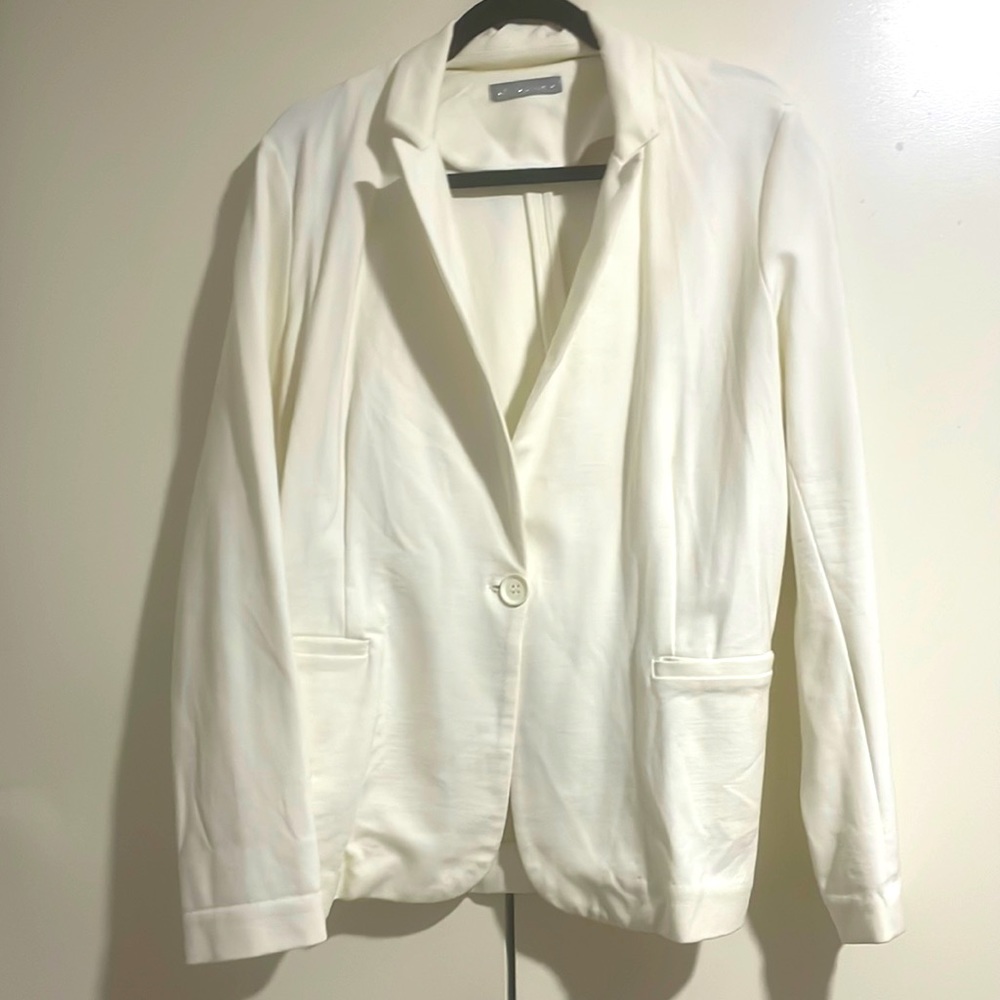 Beautiful, white Blazers, last jacket, Cotton, XL